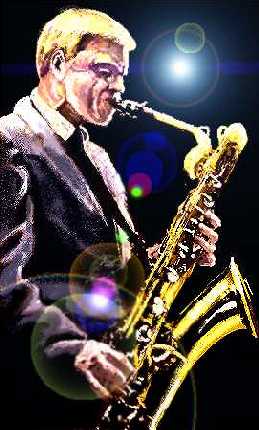 Painting of Gerry Mulligan - 21k